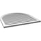 Ekena Millwork Round Top Surface Mount PVC Gable Vent: Functional, w/ 2"W x 1-1/2"P Brickmould Frame, 34"W x 34"H GVPRT34X3402SF - alternate 5